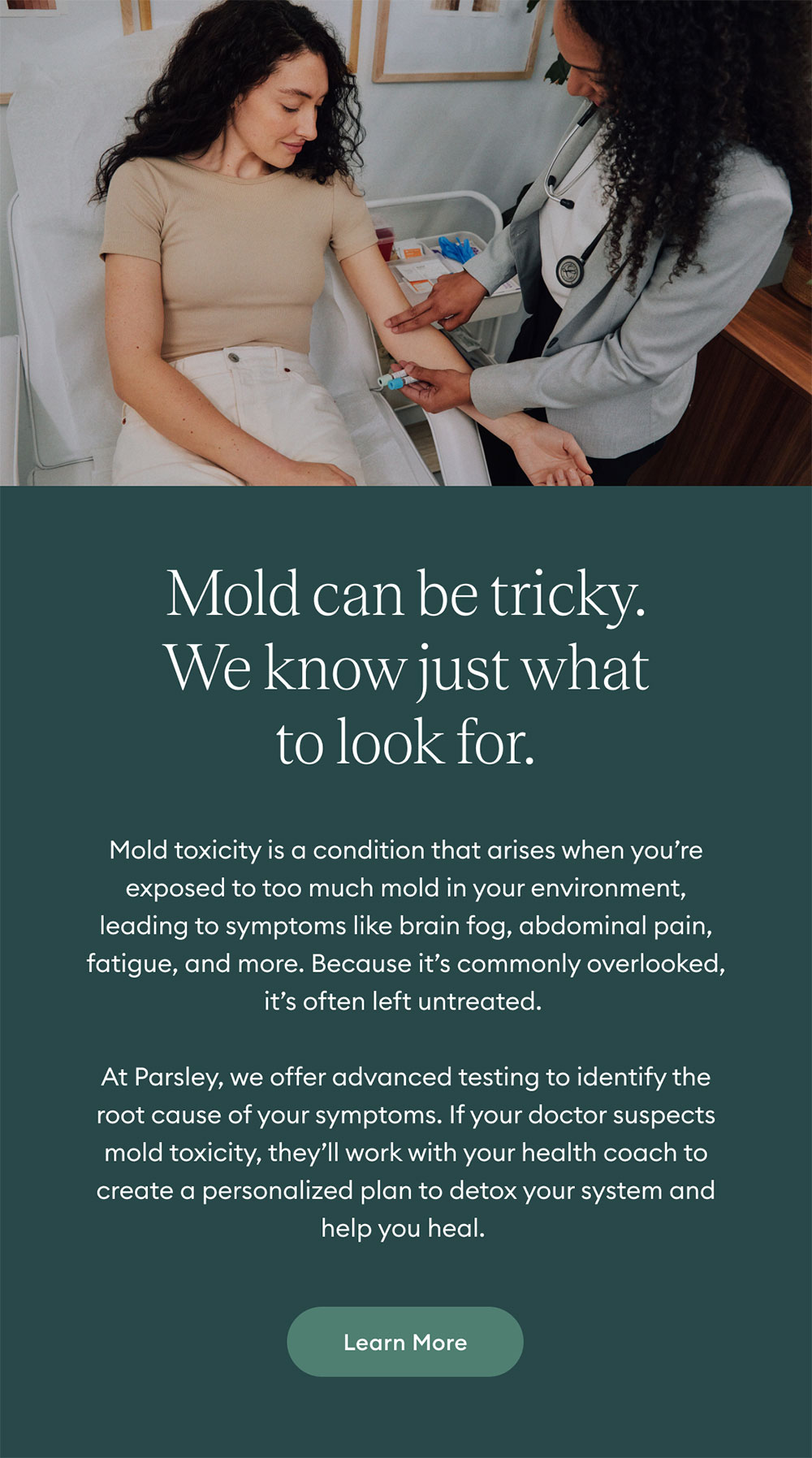 Moldrelated illnesses are hard to diagnose. Parsley Health